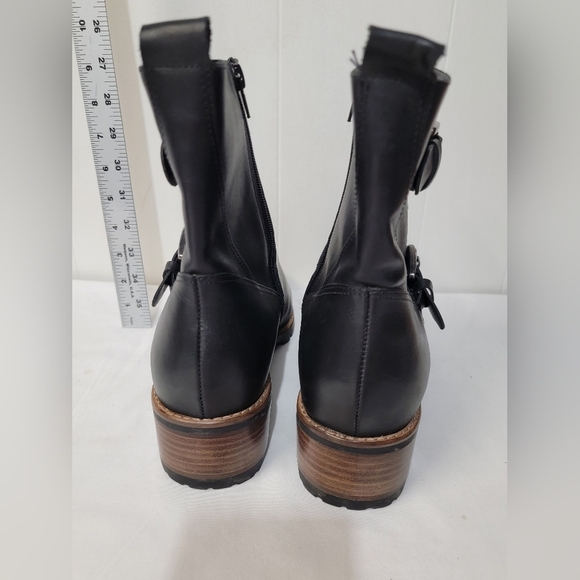 David Tate Palmar Boot Women's Black Nubuck Leather Size 10WW - Picture 8 of 11